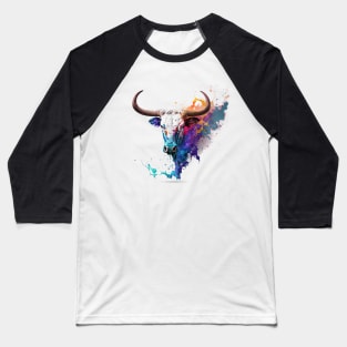 Texas Longhorn Bull Baseball T-Shirt